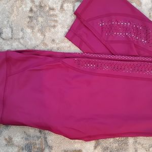 Victoria secret leggings with matching sports bra
